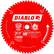 Diablo D0760X 7-1/4 in. x 60 ATB  Ultra Finish Saw Blade