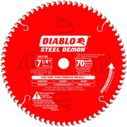Diablo D0770F 7-1/4 in. x 70-Tooth  Steel Demon Metal Cutting Saw Blade