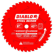 Diablo D0842CF 8 in. x 42-Tooth  Steel Demon Cermet Metal and Stainless Steel Cutting Saw Blade