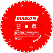 Diablo D1040W 10-1/4 in. x 40-Tooth  General Purpose Beam Saw Blade