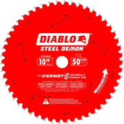 Diablo D1050CF 10 in. x 50-Tooth  Steel Demon Cermet Metal and Stainless Steel Cutting Saw Blade