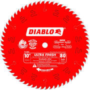 Diablo D1080X 10 in. x 80-Tooth  Ultra Finish Saw Blade