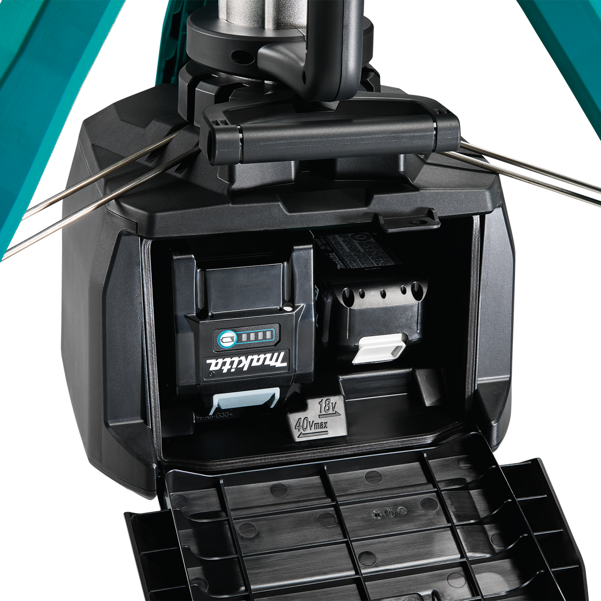 Makita 40V max XGT / 18V LXT 15,000-Lumen Cordless Tower Work Light, Tool Only feature detail (ML014G)