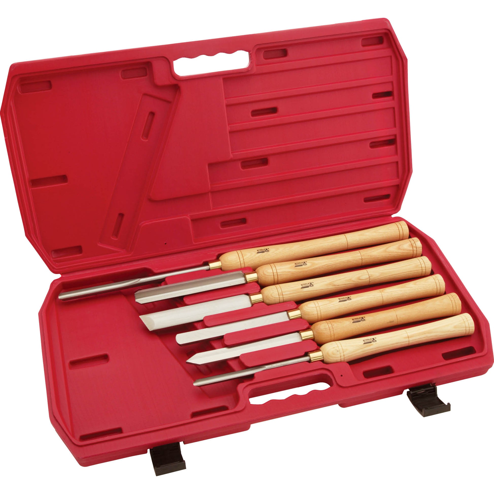 Shop Fox D2304 6 pc. Deluxe HSS Lathe Chisel Set