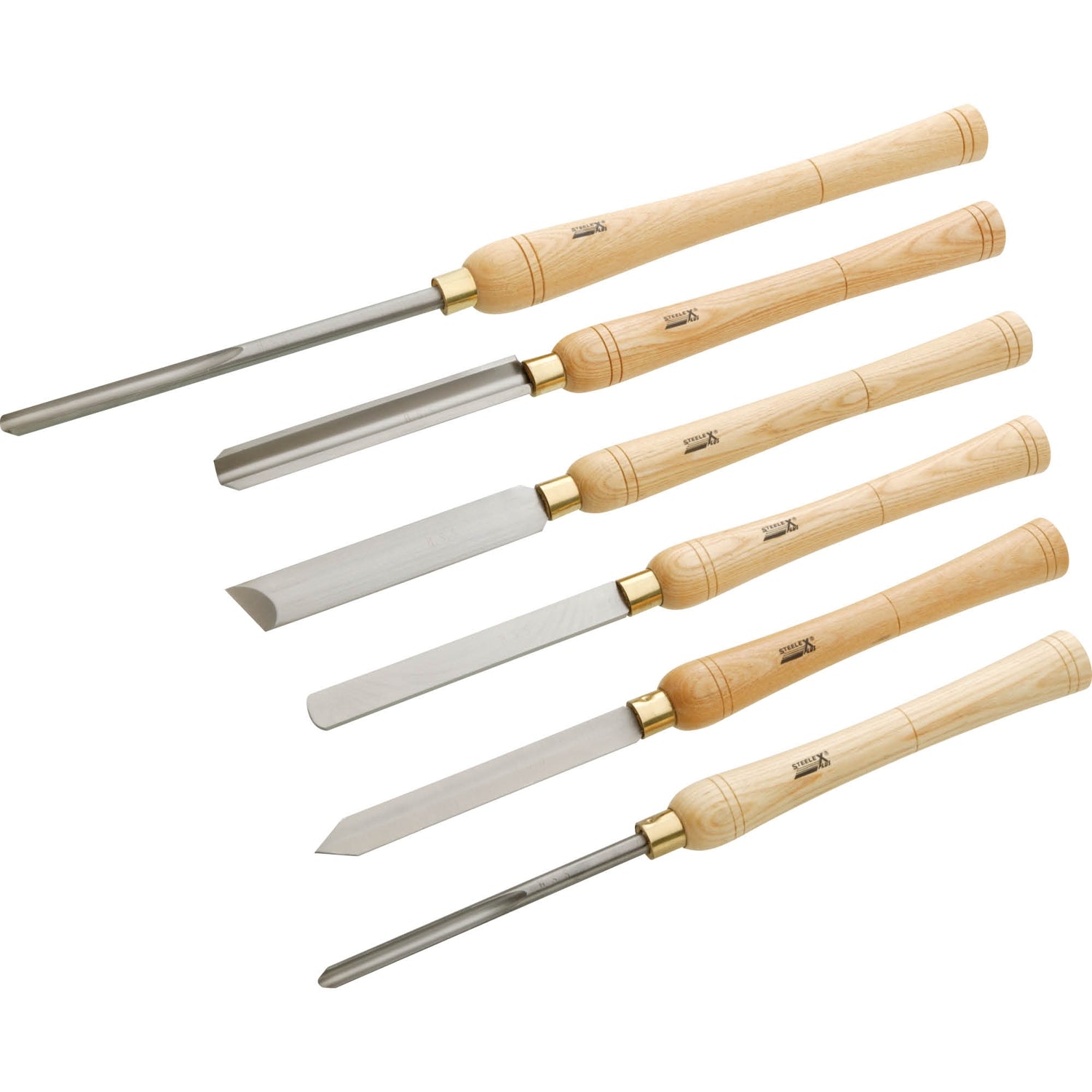 Shop Fox D2304 6 pc. Deluxe HSS Lathe Chisel Set