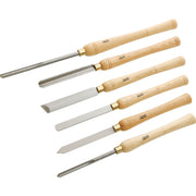 Shop Fox D2304 6 pc. Deluxe HSS Lathe Chisel Set