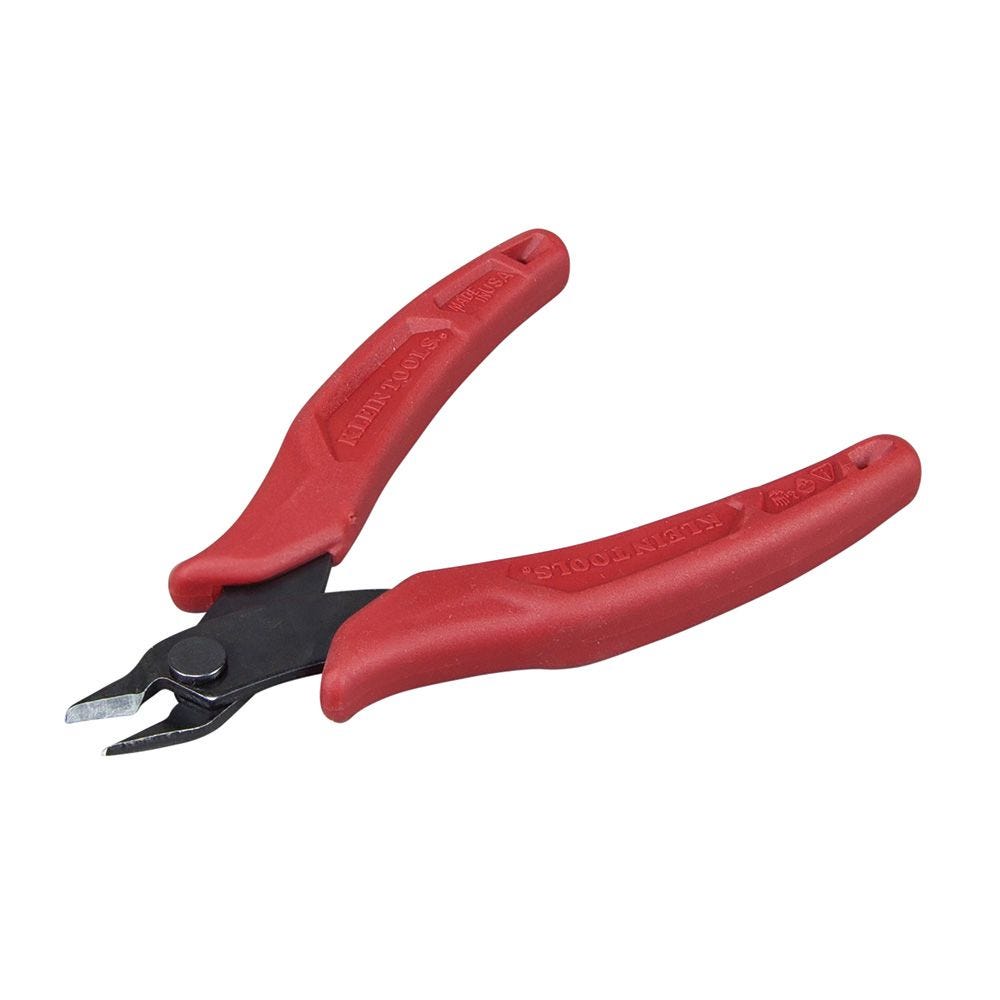 Klein Tools D275-5 Diagonal Cutting Pliers, Flush Cutter, Lightweight, 5-Inch