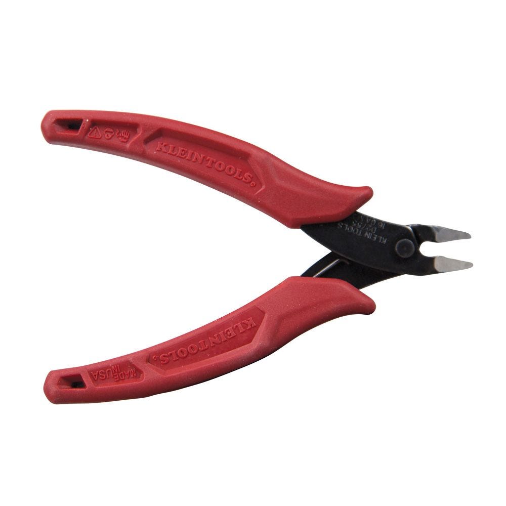 Klein Tools D275-5 Diagonal Cutting Pliers, Flush Cutter, Lightweight, 5-Inch
