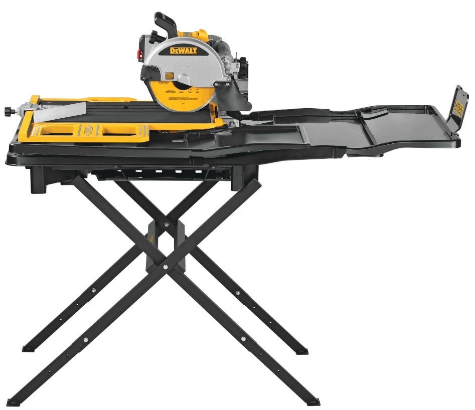 DeWalt D36000S High Capacity 10-Inch Wet Tile Saw and Stand Combo