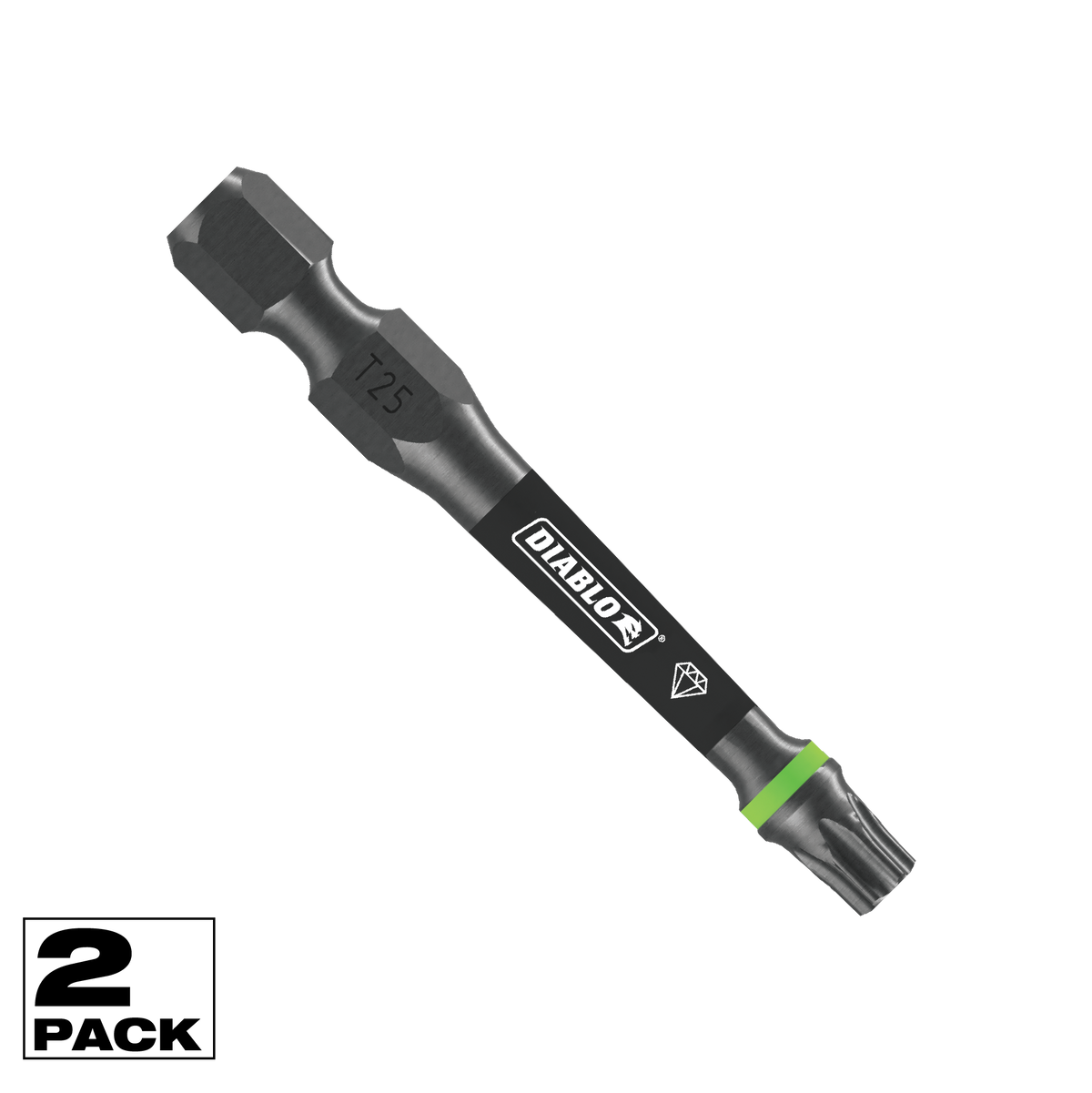 Diablo 2 in. Demon Torx T25 Drive Bit (DSDT252P2)