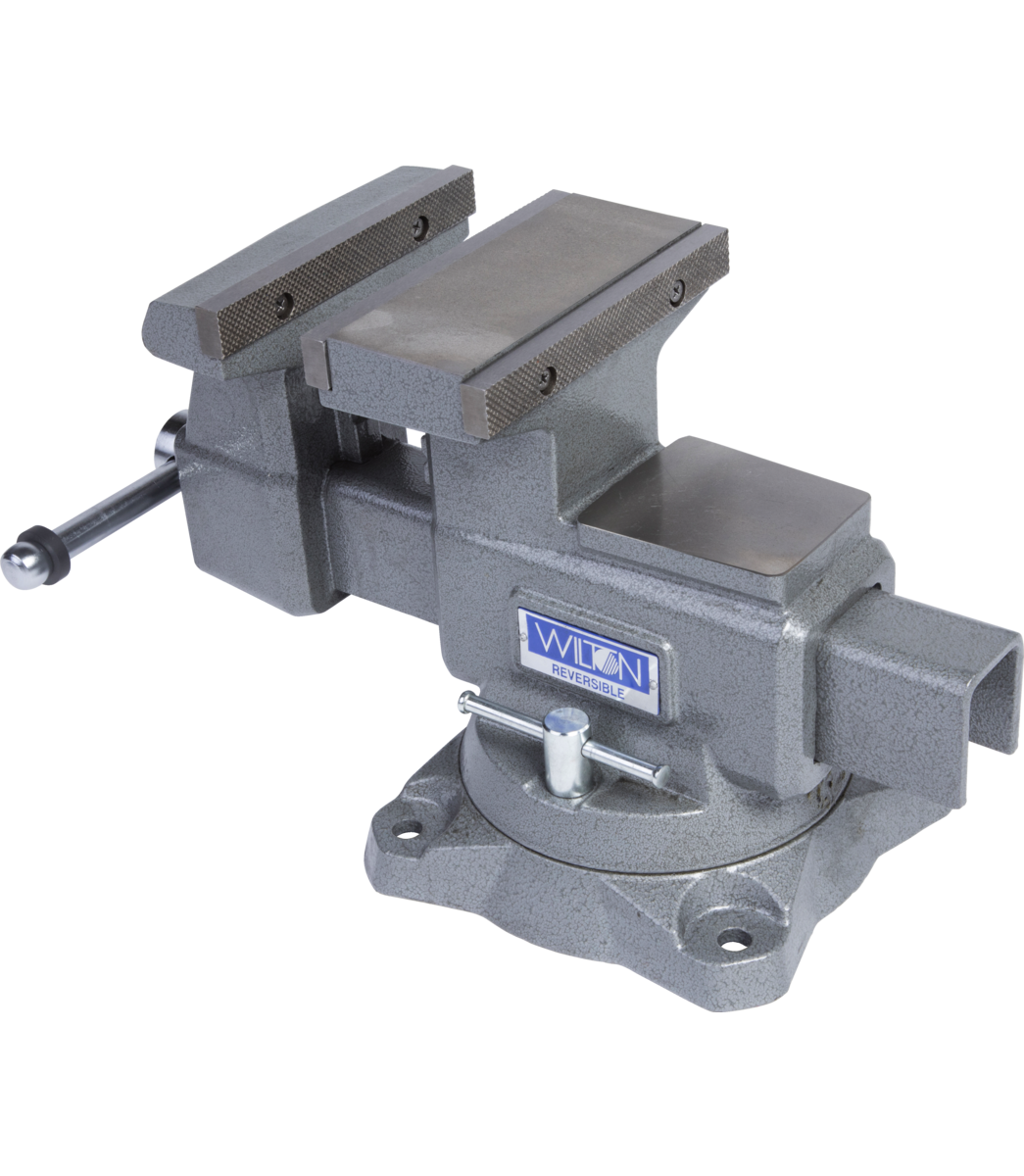Wilton 28822 RReversible Bench Vise 6-1/2” Jaw Width with 360-Degree Swivel Base