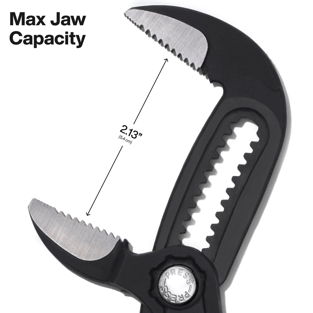 Klein Tools D50510BS all-steel pump pliers with black oxide finish