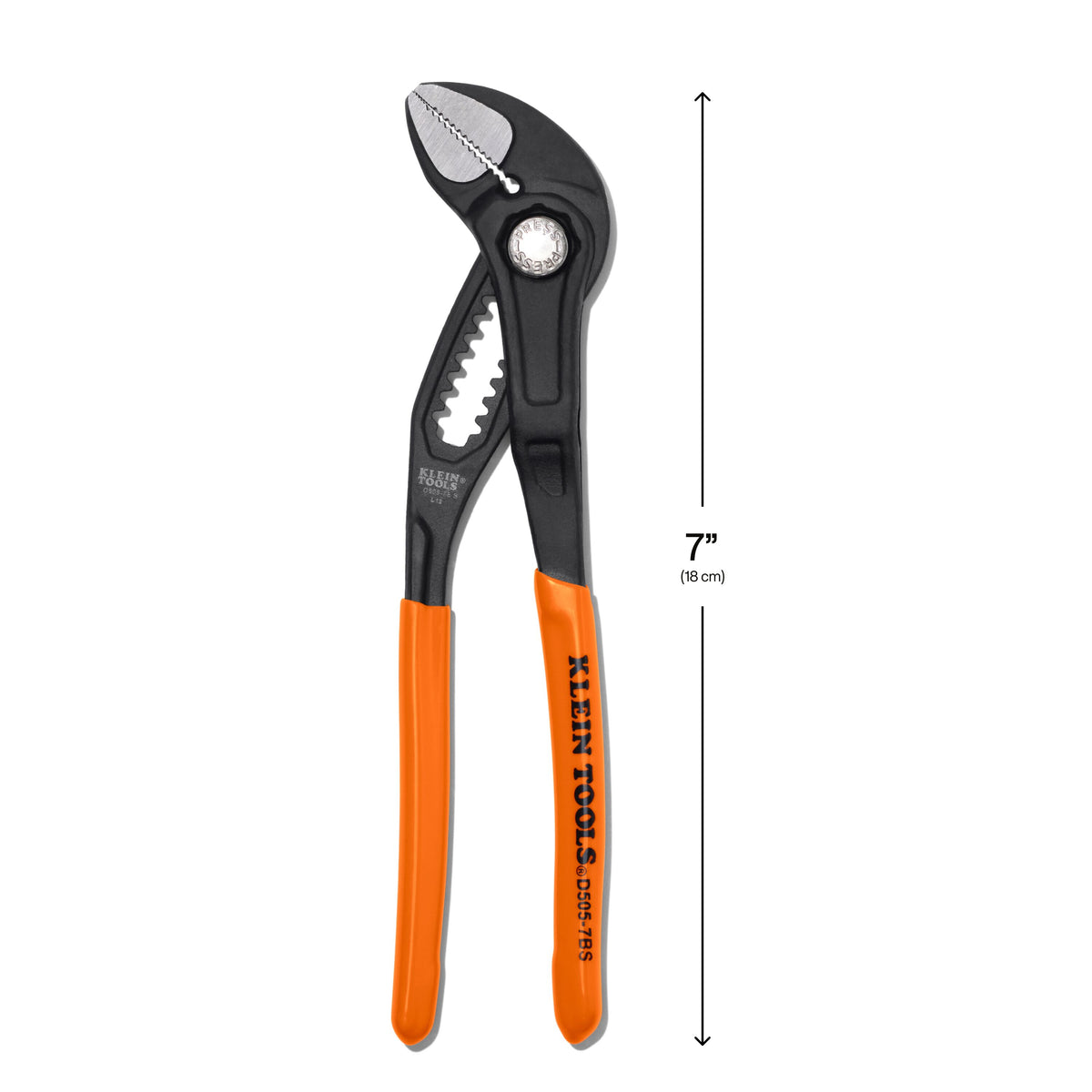 Klein Tools D5057BS bright orange plastic-dipped handles