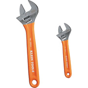 Klein Tools Extra-Capacity Adjustable Wrenches, 2-Piece Set (D5072)