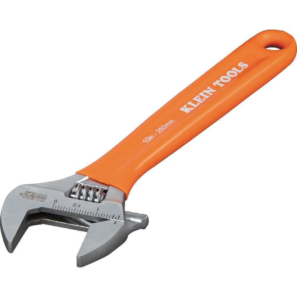 Klein Tools D5074 Extra-Capacity Adjustable Wrenches, 4-Piece Set