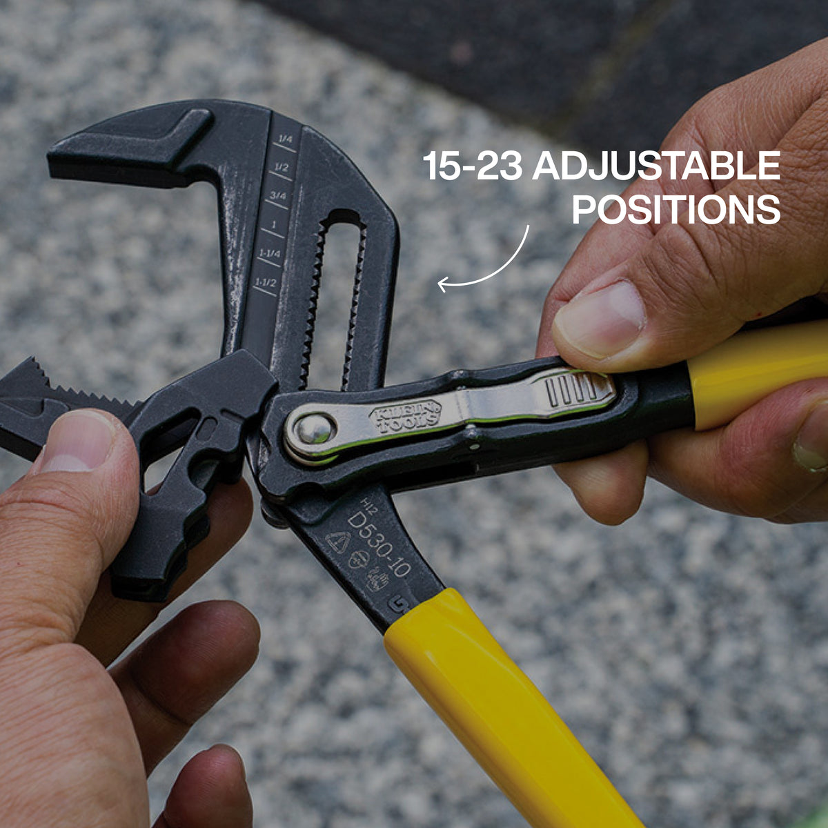 Klein plier wrench set high lever ratio