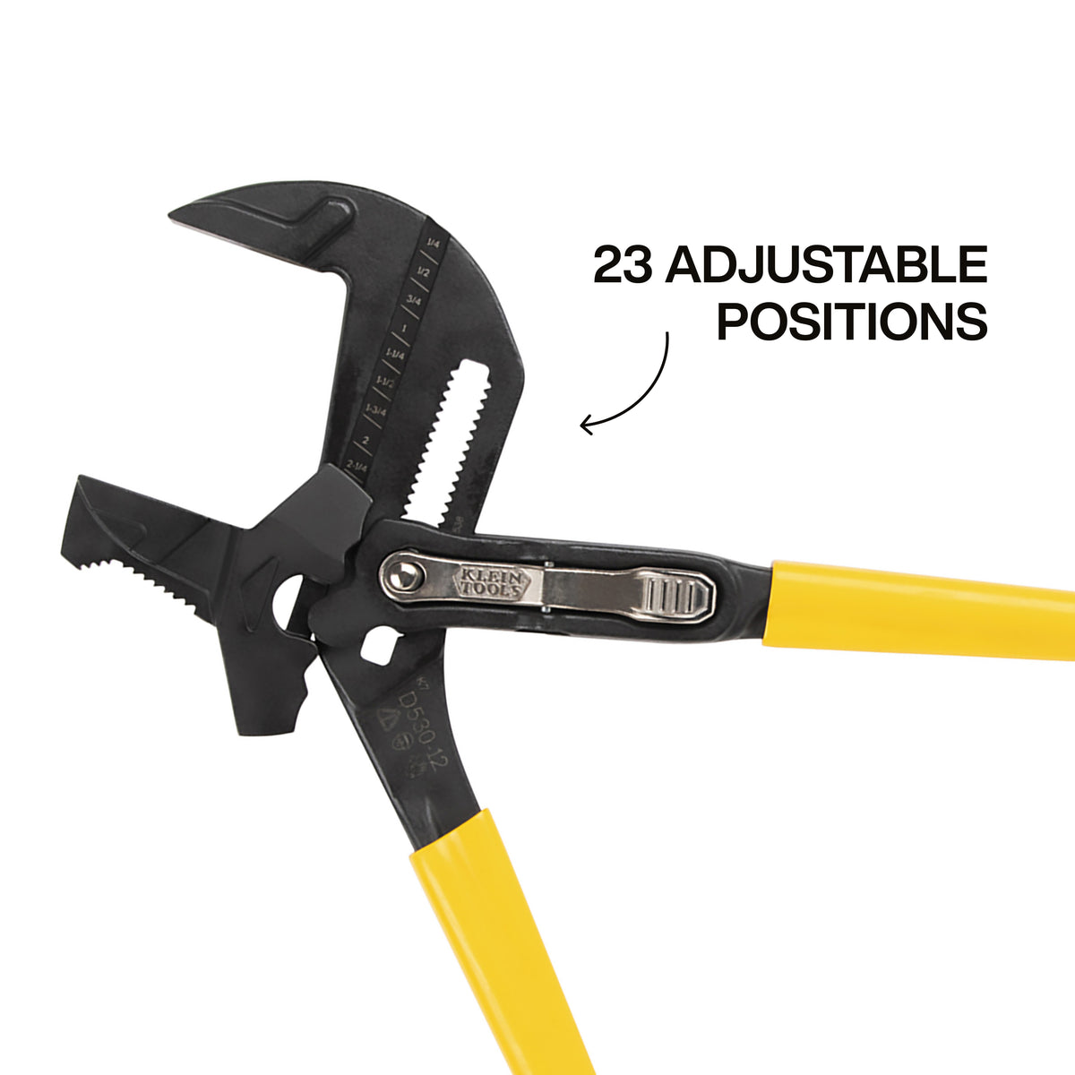 Klein plier wrench handle-lever adjustment