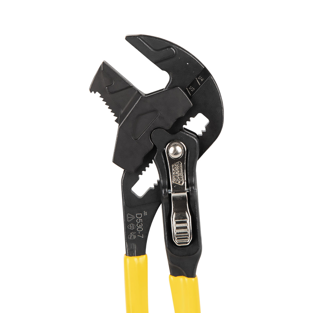 Klein 7-in. plier wrench angled view