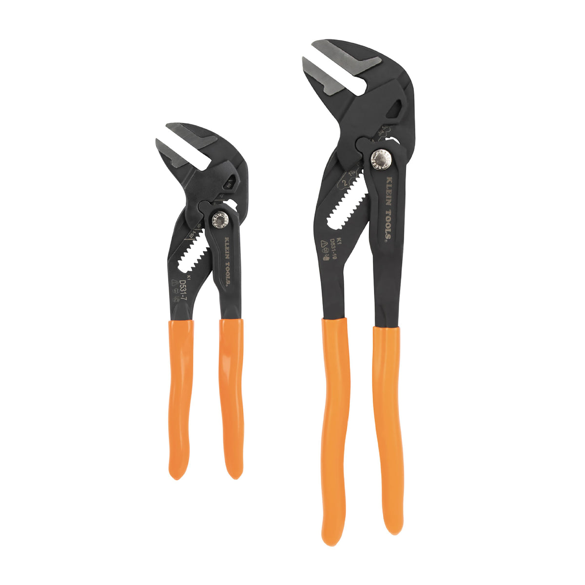 Klein Compact Plier Wrench Set, 7-in. and 10-in., 2 Pieces D53102KIT