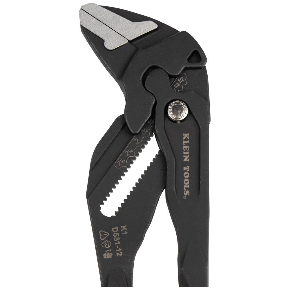 Klein 12-in. compact plier wrench side view