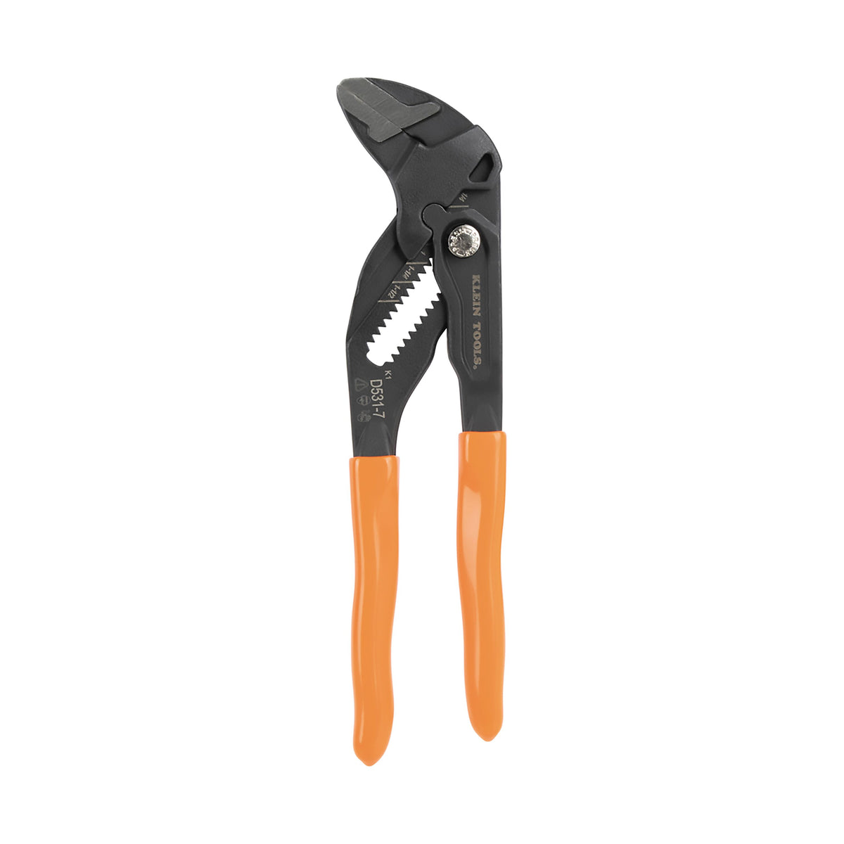 Klein compact plier wrench with jaws closed