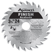 Avanti 3-3/8 in. x 24-Tooth Finish Circular Saw Blade (A0324X)