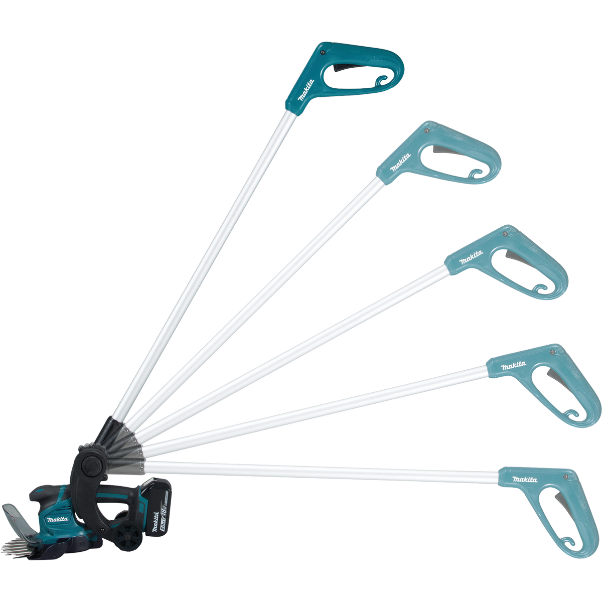 Makita Long Handle Attachment for XMU04 / XMU05 Grass Shears feature detail (198516-8)