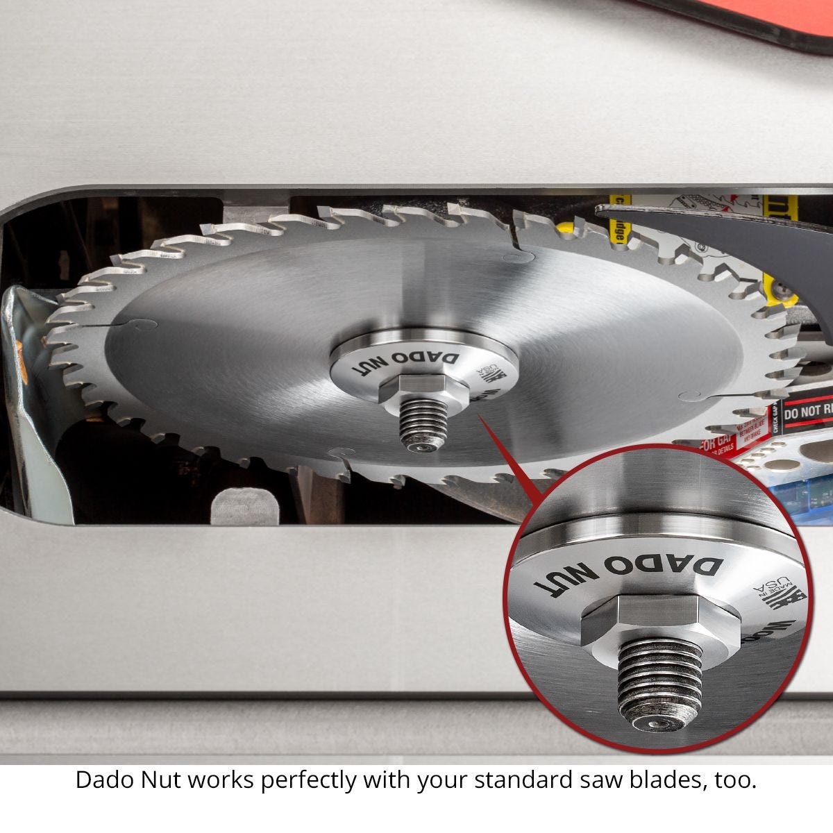 Woodpeckers DADONUT-SS Dado Nut for SawStop Table Saws