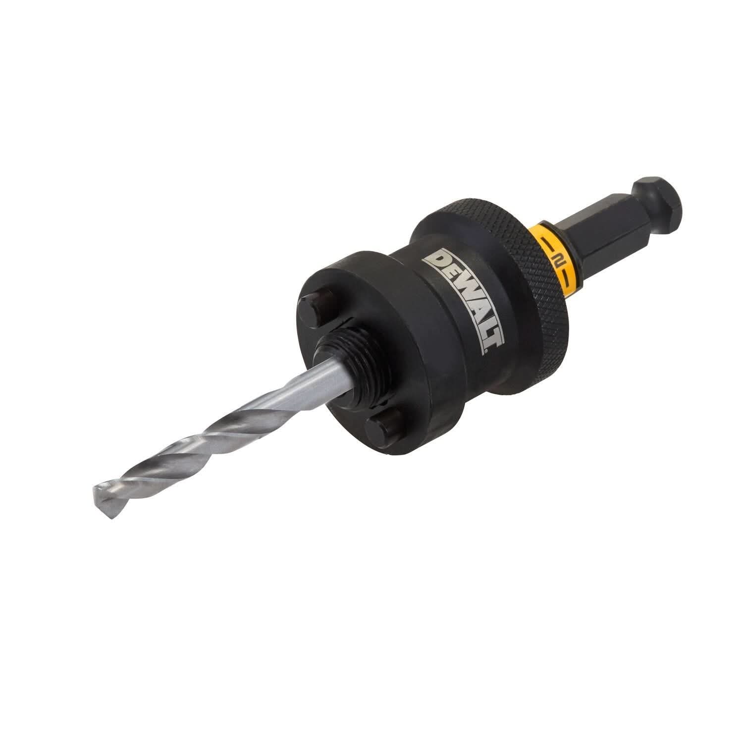 DeWalt DAH9912PBM 1-1/4 in. - 6 in. RAPID LOAD Quick Change Hole Saw Arbor, 1/2 in. Shank