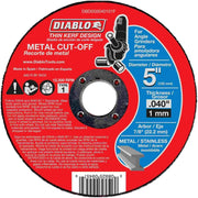 Diablo DBD050040101F 5 Inch Metal Cut Off Disc - Thin Kerf