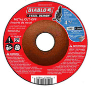 Diablo DBDS45045701F Steel Demon 4-1/2 Inch Type 27 Metal Cut-Off Disc