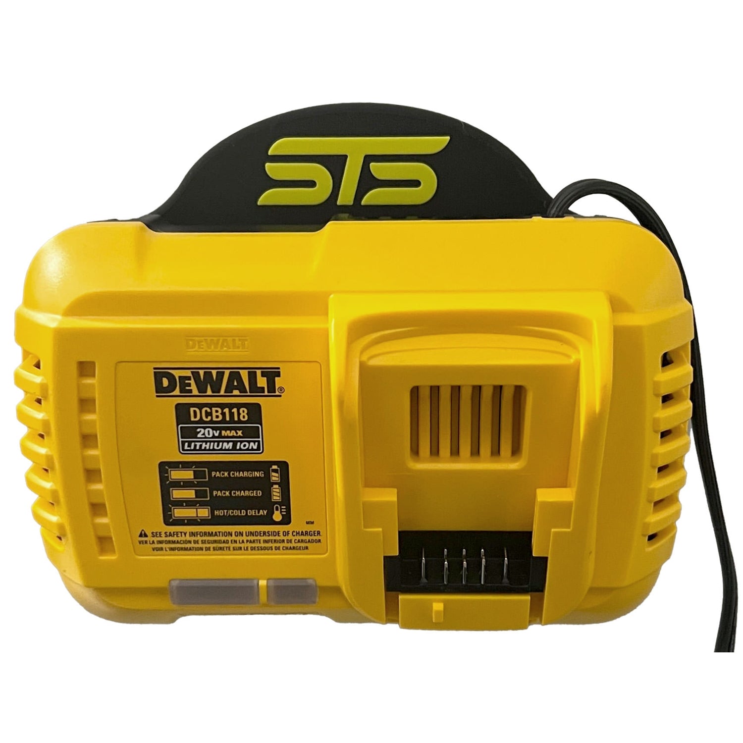 STS Auto Design DWDC118 DeWalt DCB118 Magnetic Charger Plate