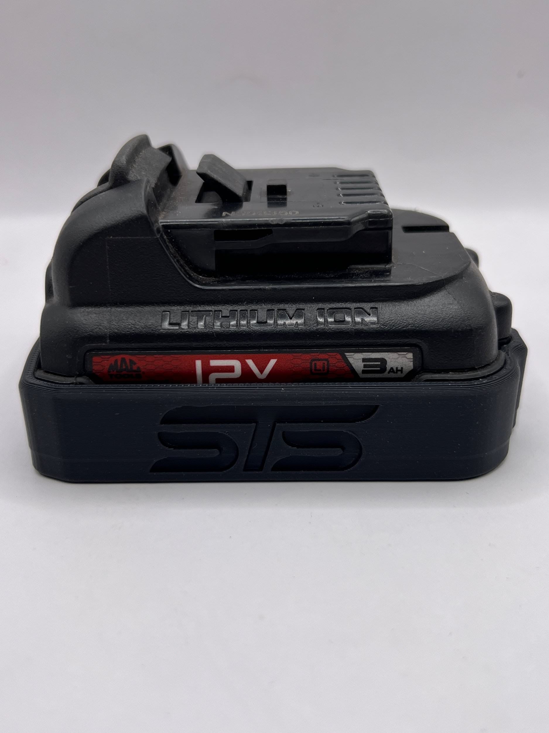STS Auto Design DWDC12 Mac Tools/DeWalt 12V Magnetic Battery Cover