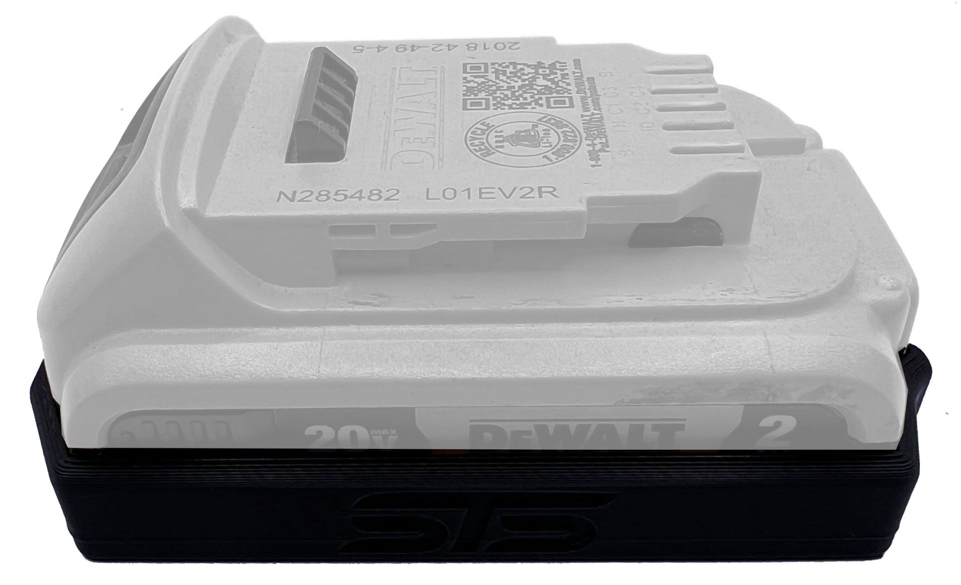 STS Auto Design DWDC201 DeWalt 20V DCB201/DCB203 Battery Magnetic Cover