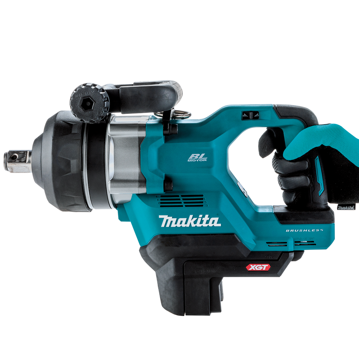 Makita 40V max XGT Brushless 4-Speed High-Torque 1-in. Sq. Drive D-Handle Short Anvil Impact Wrench w/ Friction Ring (GWT09Z) - feature detail 8