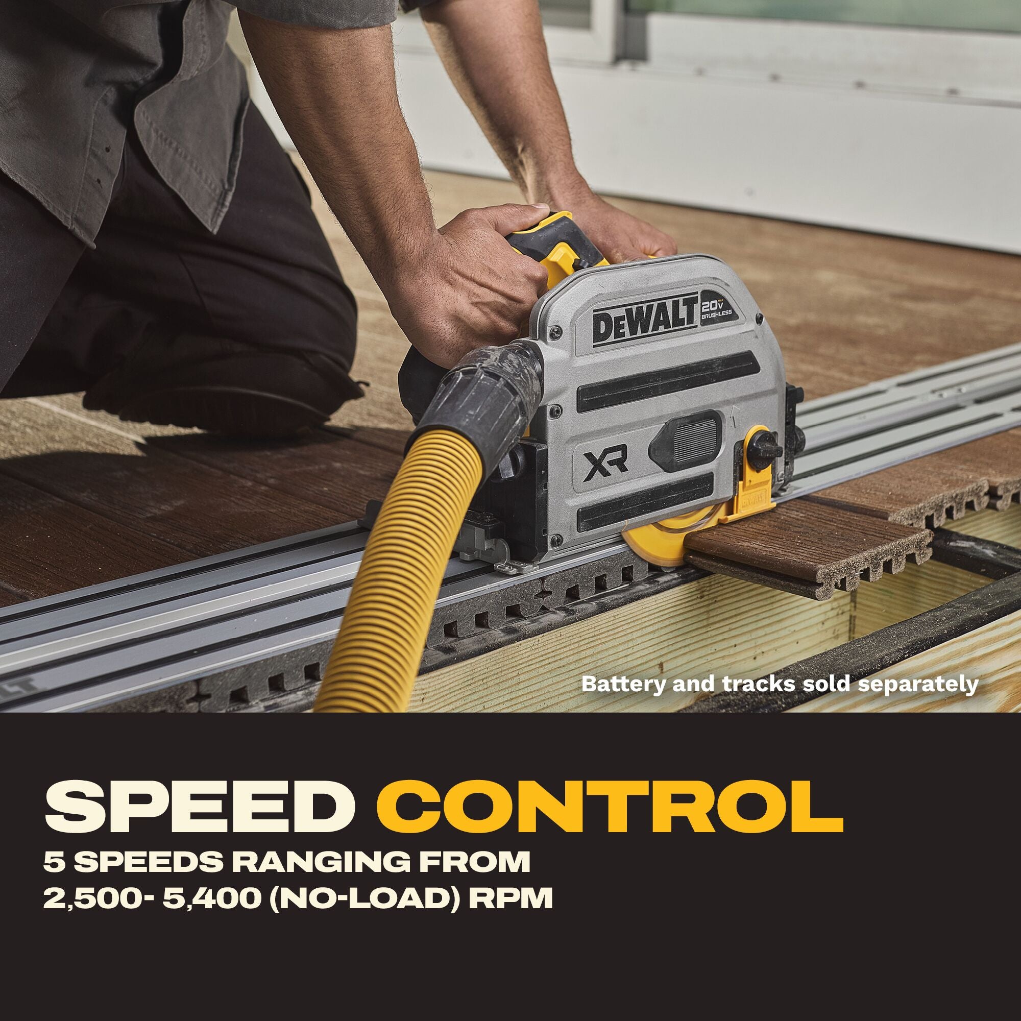 DEWALT 20V XR 6-1/2-in Track Saw (Tool-Only)