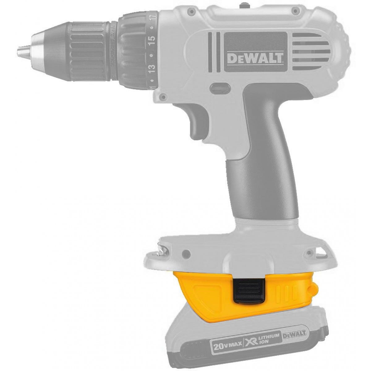 DeWalt DCA2203C 18V to 20V Battery Adapter Kit w/ (2) 2.0Ah Batteries