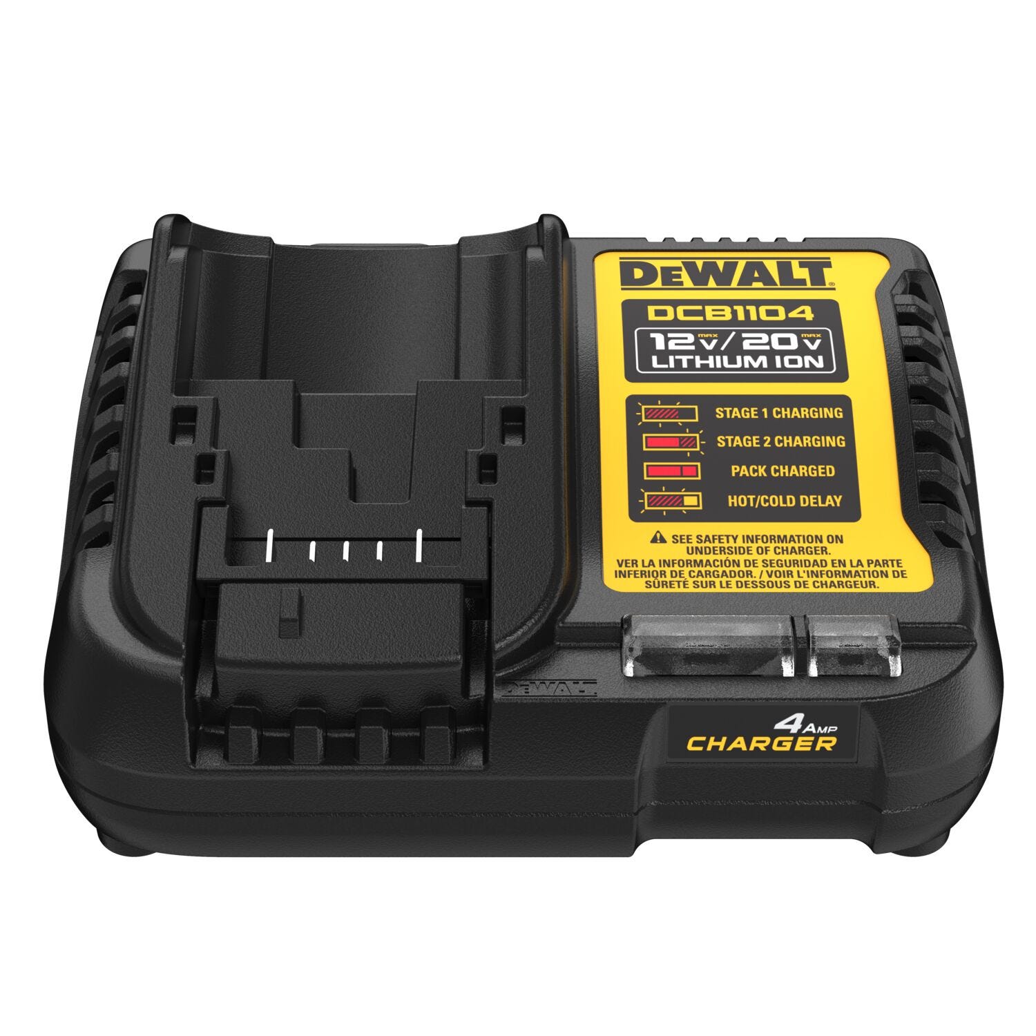 DeWalt DCB1104 12V/20V MAX 4 Amp Charger