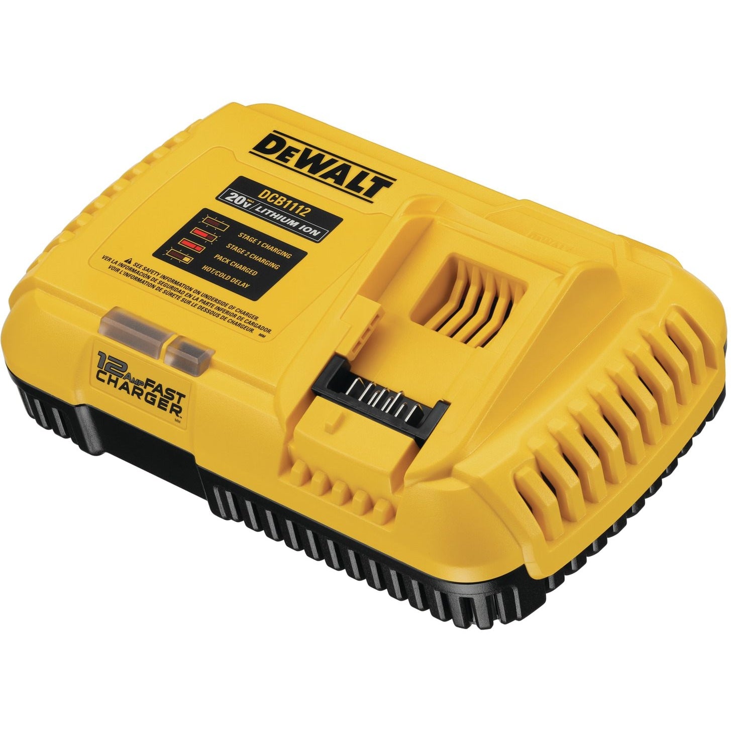DeWalt DCB1112 12-Amp Fast Charger for 20V/FlexVOLT Batteries