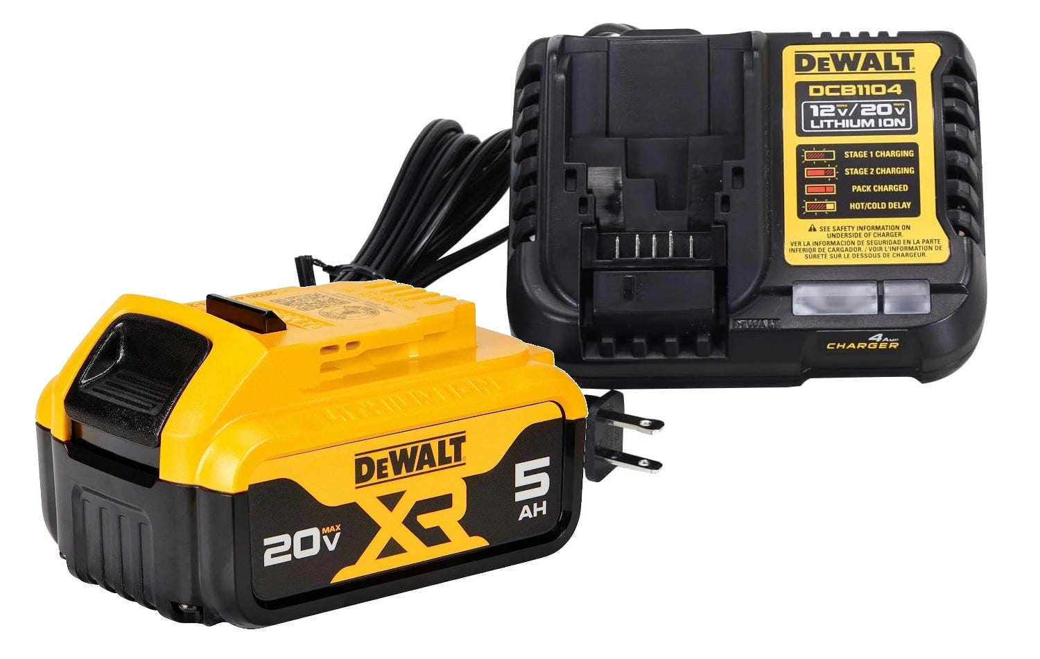 DeWalt 20V MAX XR Brushless Handheld Blower w/ 20V MAX XR 5.0Ah Battery & Charger Starter Kit