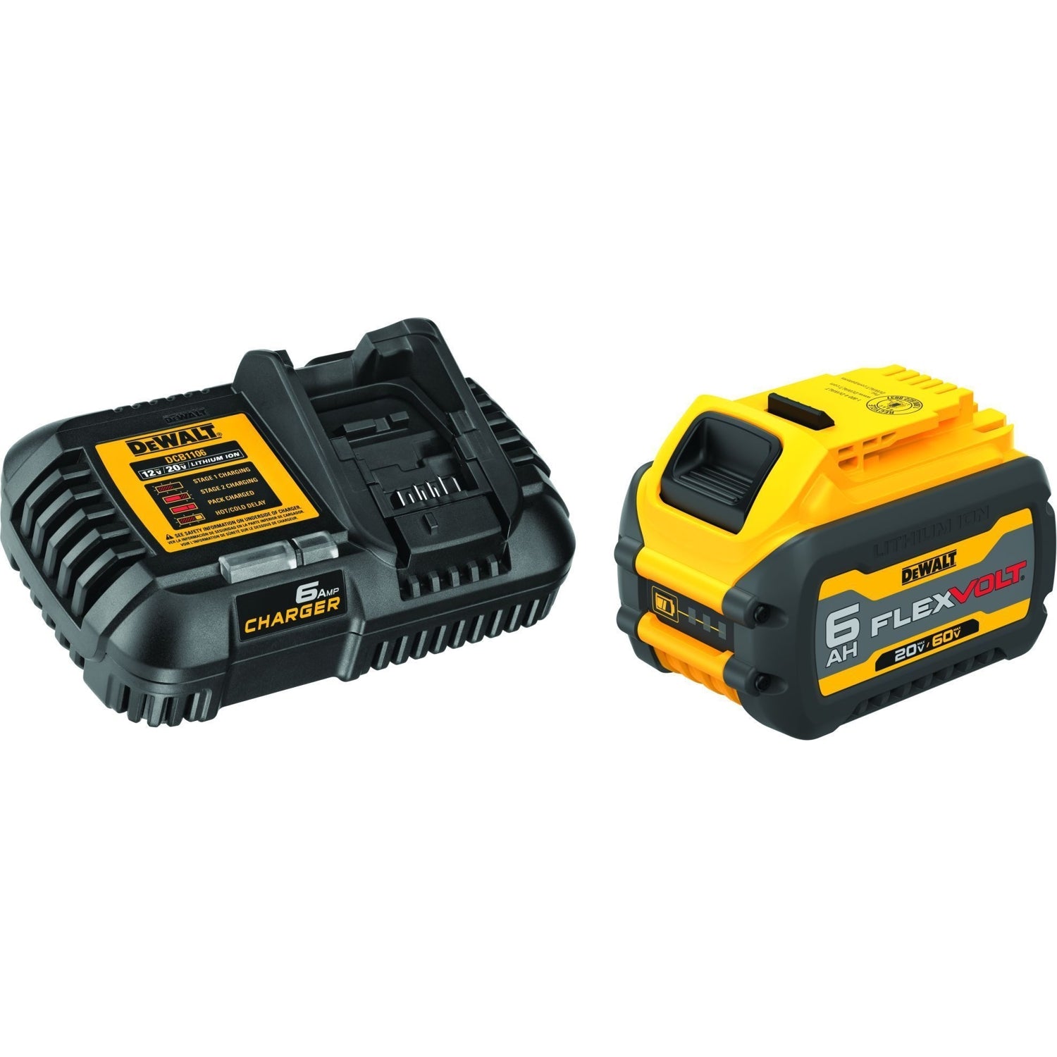 DEWALT DCB606C FLEXVOLT 20V/60V MAX Lithium Ion Starter Kit