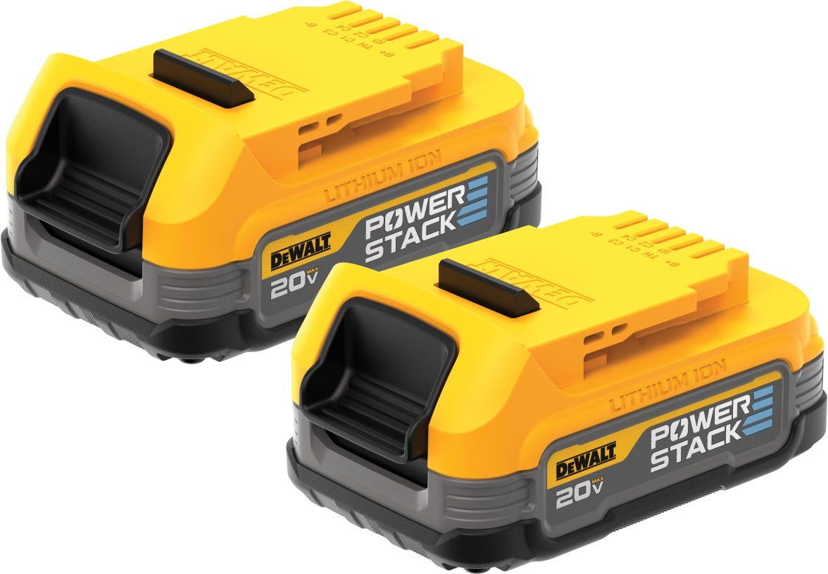 DEWALT DCBP034-2 20V MAX POWERSTACK Compact Battery 2-Pack