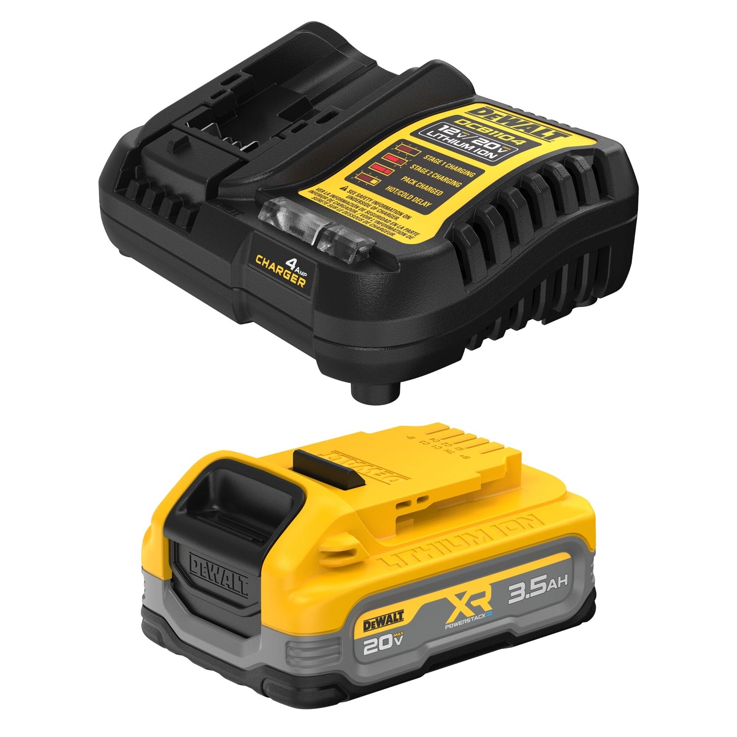 DeWalt DCBP320C 20V MAX XR POWERSTACK 3.5Ah Battery & Charger Starter Kit