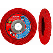 Diablo DCC045040N01F 4-1/2 Inch Steel Demon Corner-Edge Flap Disc 40 Grit