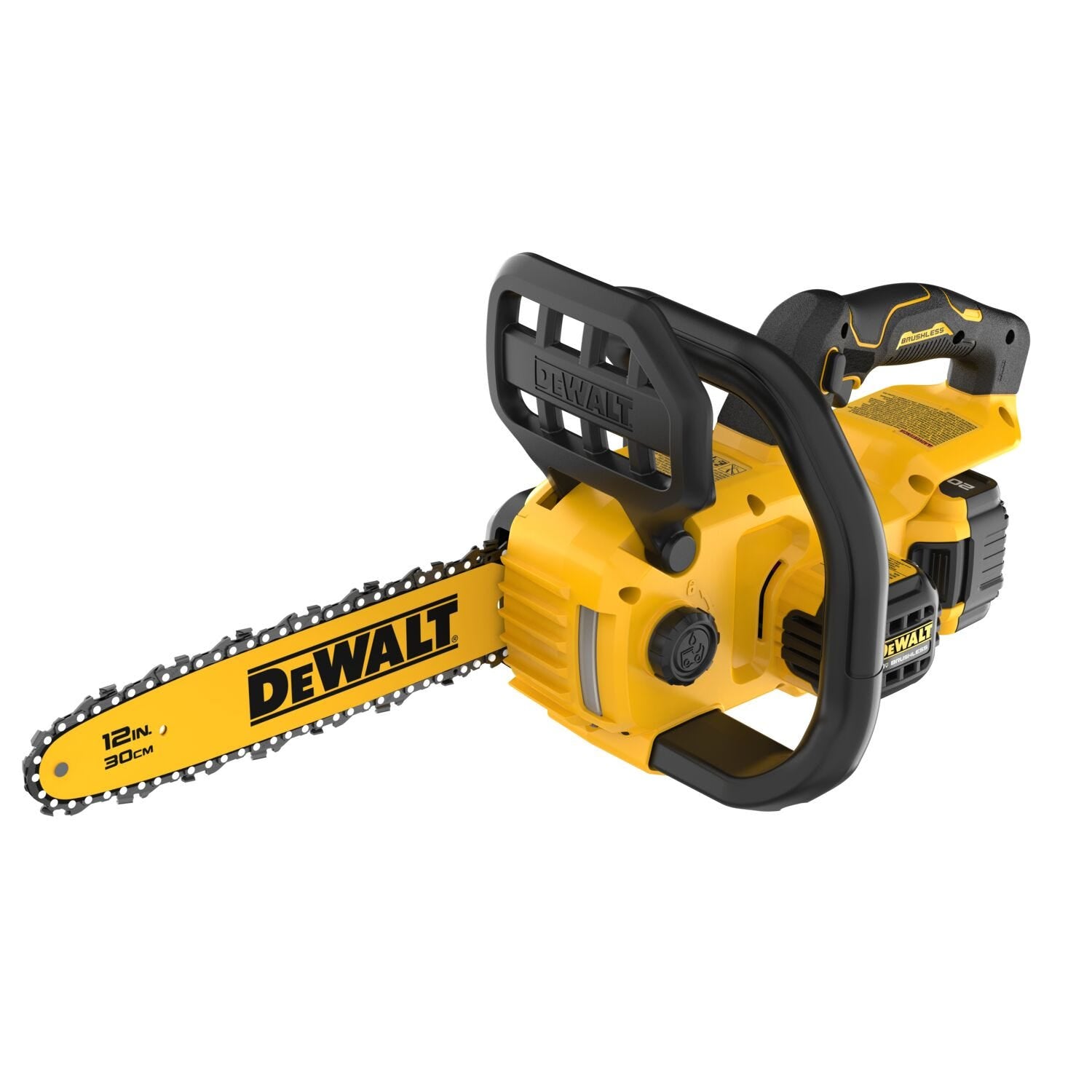 DeWalt DCCS621P1 20V MAX* Compact Brushless 12 in. Chainsaw 5.0Ah Kit