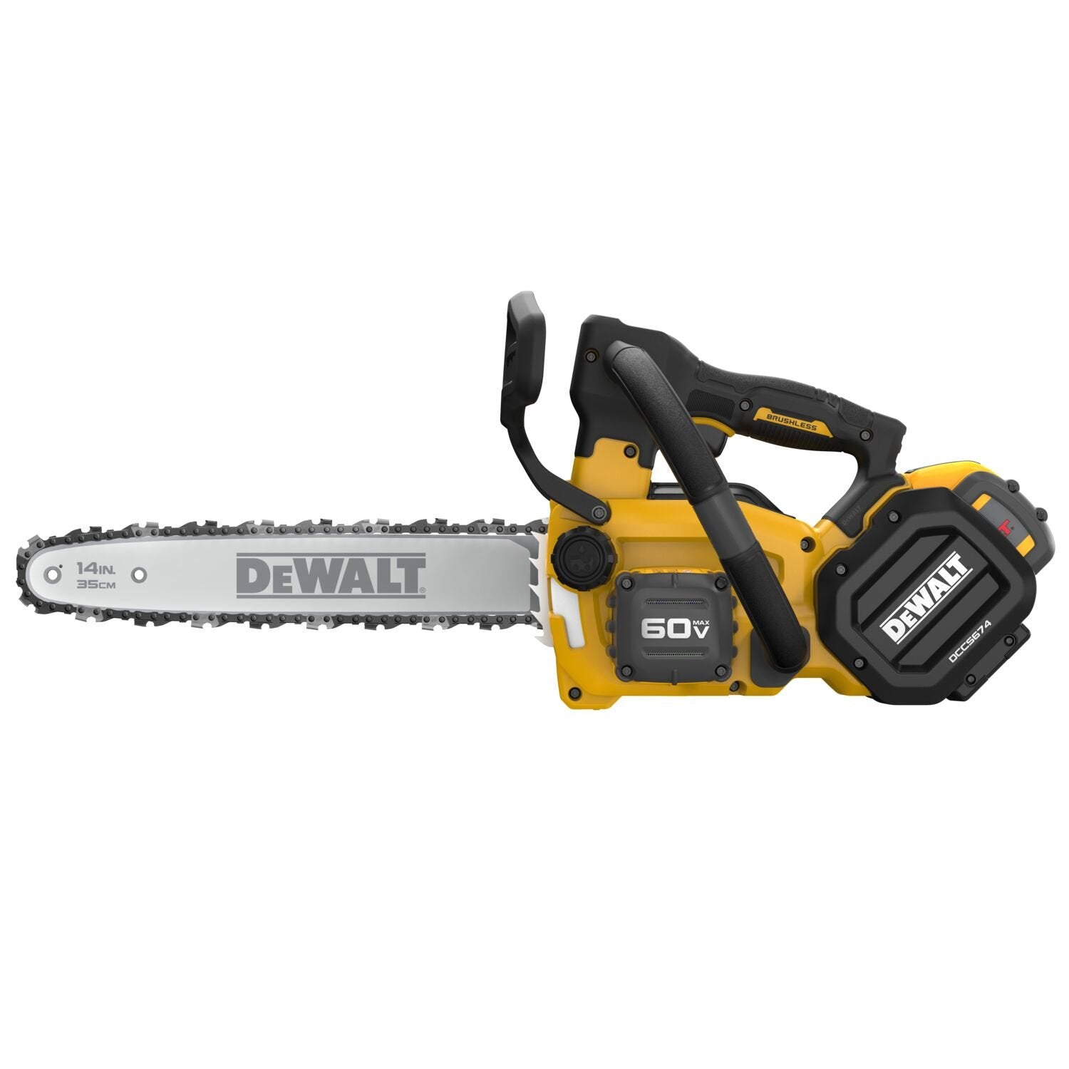 DeWalt DCCS674X2 FLEXVOLT 20V/60V MAX Brushless 14 in. Chainsaw 9.0Ah Kit