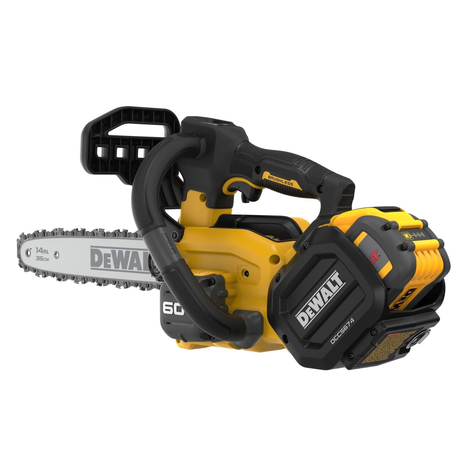DeWalt DCCS674X2 FLEXVOLT 20V/60V MAX Brushless 14 in. Chainsaw 9.0Ah Kit