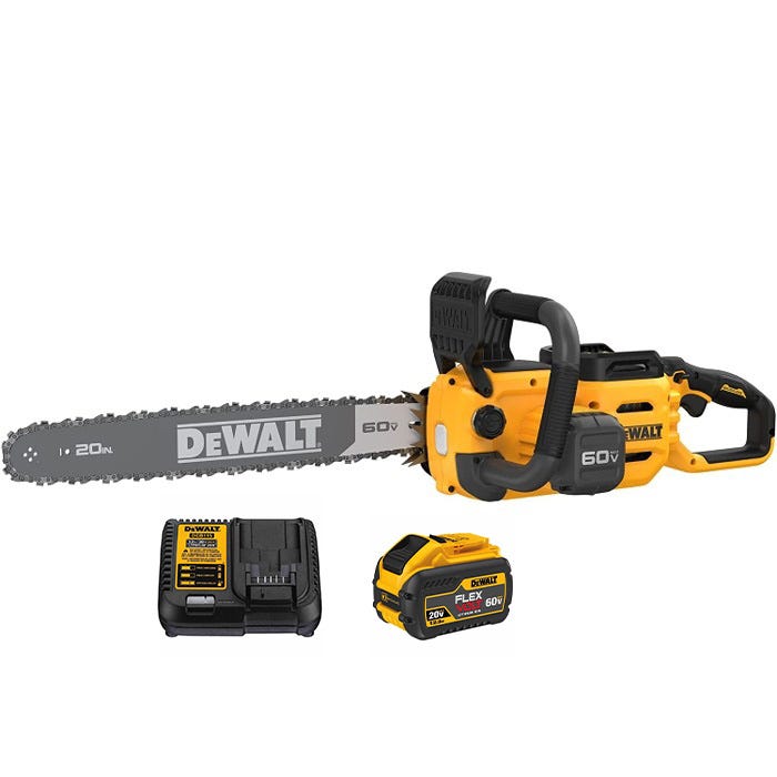 DeWALT DCCS677Y1 FLEXVOLT 60V MAX 20-in. Brushless Chainsaw 12.0Ah Kit