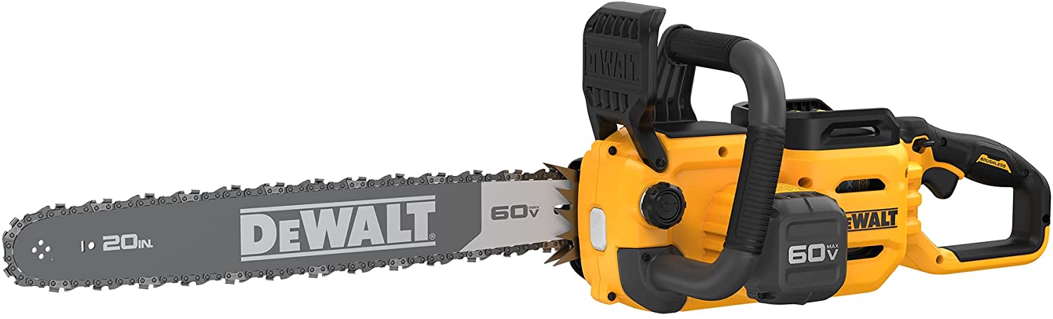 DeWALT DCCS677Y1 FLEXVOLT 60V MAX 20-in. Brushless Chainsaw 12.0Ah Kit