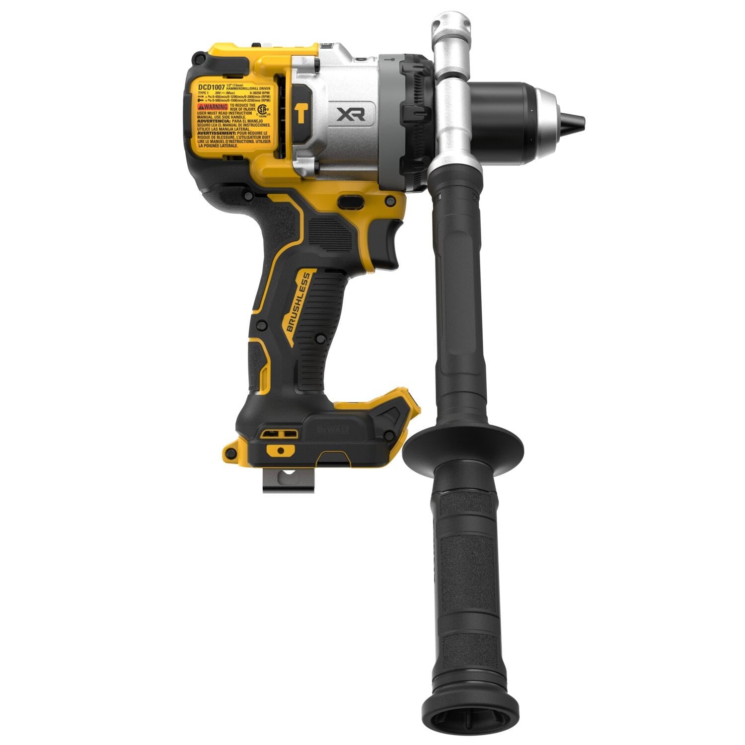 DeWalt DCD1007B 20V MAX XR Brushless 3-Speed 1/2 in. Hammer Drill, Tool Only